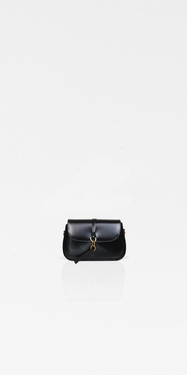 Classic Flap Bag Mini Glossy Black